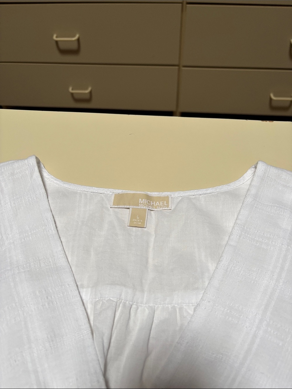Michael Kors White Crop Top